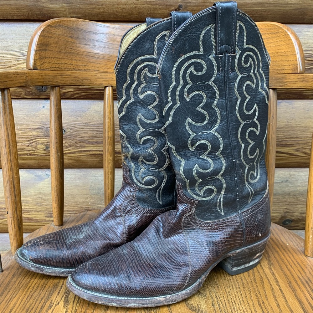 Justin Brown Cowboy Boots